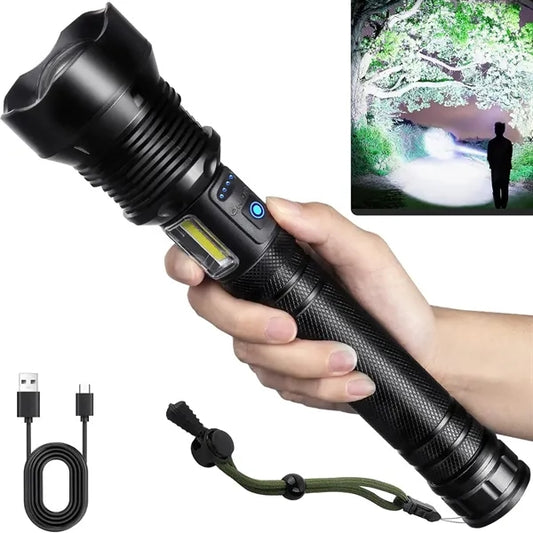 Powerful Super Bright Rechargeable Flashlight