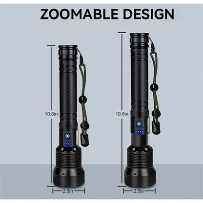 Powerful Super Bright Rechargeable Flashlight