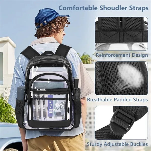 Multi-pockets See Through Backpack