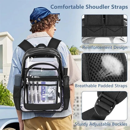 Multi-pockets See Through Backpack