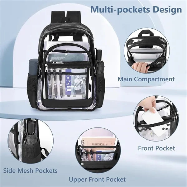 Multi-pockets See Through Backpack