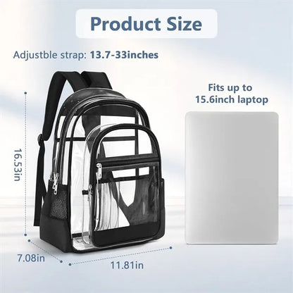 Multi-pockets See Through Backpack
