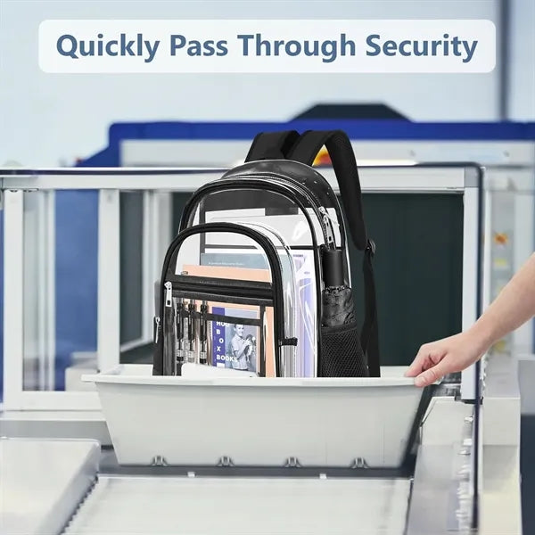 Multi-pockets See Through Backpack