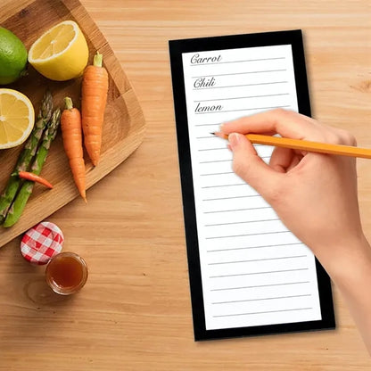 4 Pack Magnetic Note Pad for Fridge with Pen Holder