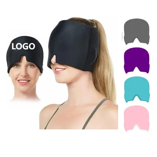 Soothing Headache Hat Ice Pack Mask
