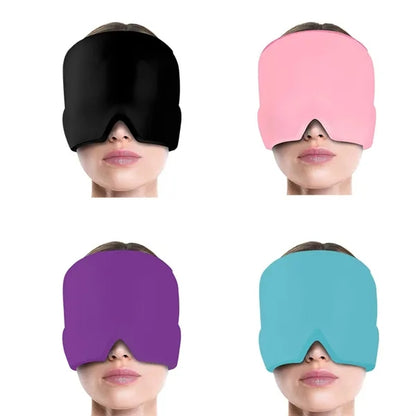 Soothing Headache Hat Ice Pack Mask