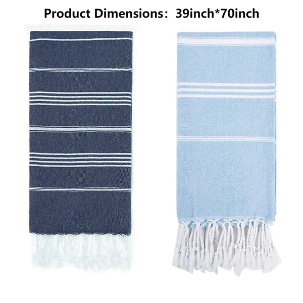 71"x39" Oversized Turkish Beach Towel