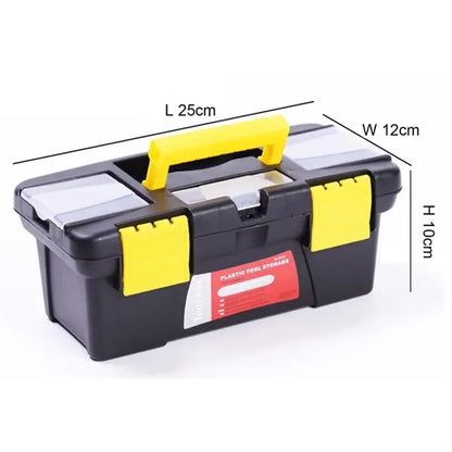 Double-Layer Tool Storage Box Organizer with Handle
