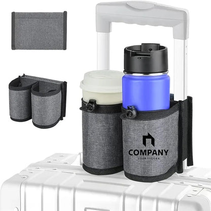 Luggage Cup Holder With Zipper Bag