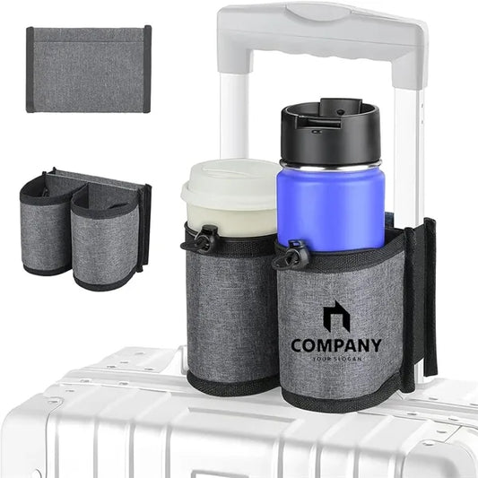 Luggage Cup Holder With Zipper Bag