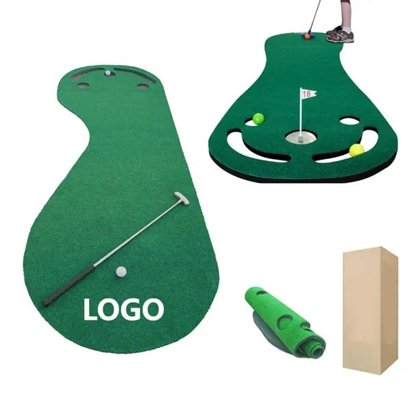 108"x35" Golf Three-Hole Putting Mat