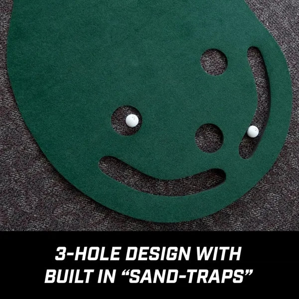 108"x35" Golf Three-Hole Putting Mat