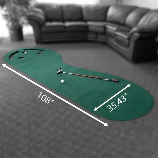 108"x35" Golf Three-Hole Putting Mat