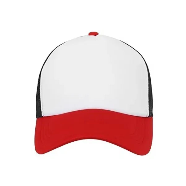 Two-Color Printable Flat Bill Trucker Cap