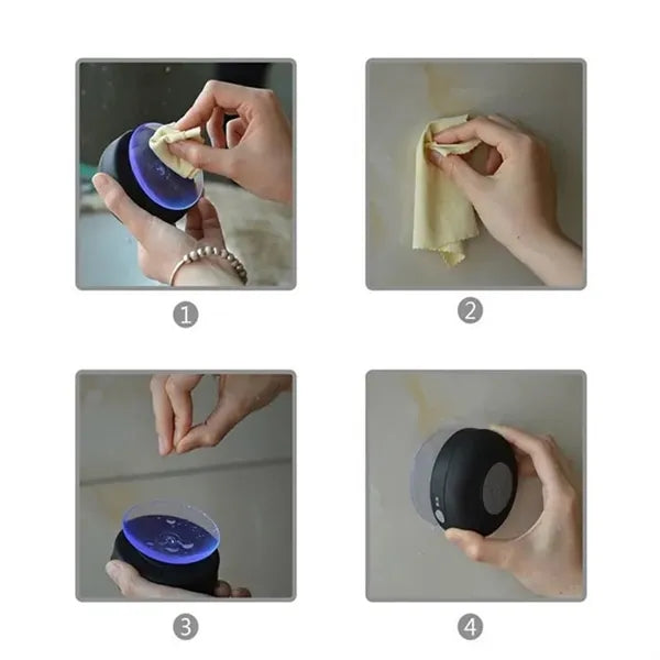 Suction Cup Waterproof Mini Bluetooth Speaker