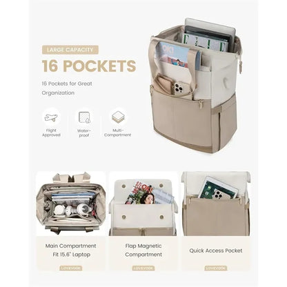 15.6 in Work Laptop Bag with USB Port