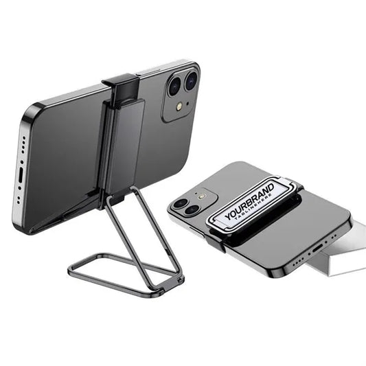 Rotating Metal Phone Stand with Clip Holder