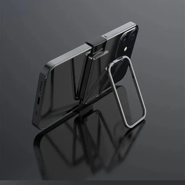 Rotating Metal Phone Stand with Clip Holder