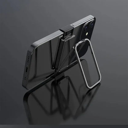 Rotating Metal Phone Stand with Clip Holder
