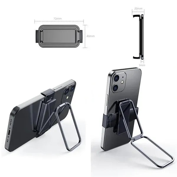 Rotating Metal Phone Stand with Clip Holder