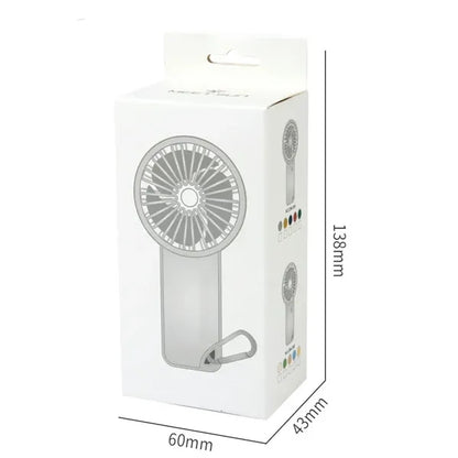 Summer Mini Fan With Carabiner