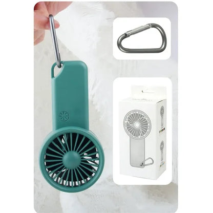 Summer Mini Fan With Carabiner