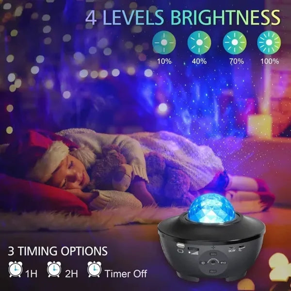 Colorful LED Music Galaxy Light Projector
