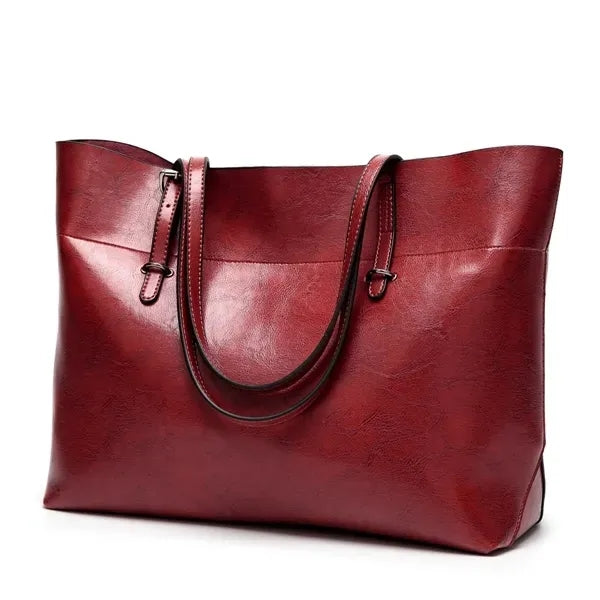 Leather Tote Shoulder Bag Handbag