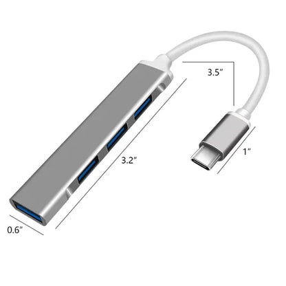 4 In 1 USB C Port Hub Expander