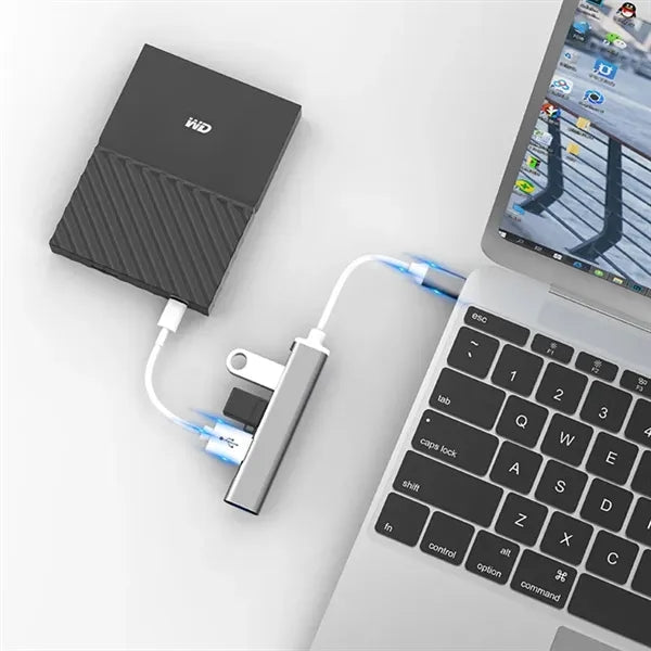 4 In 1 USB C Port Hub Expander