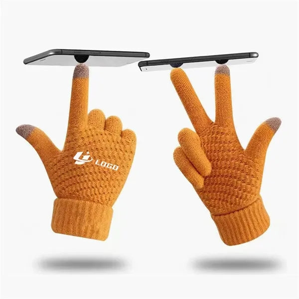 Unisex Knit Gloves Full Fingers