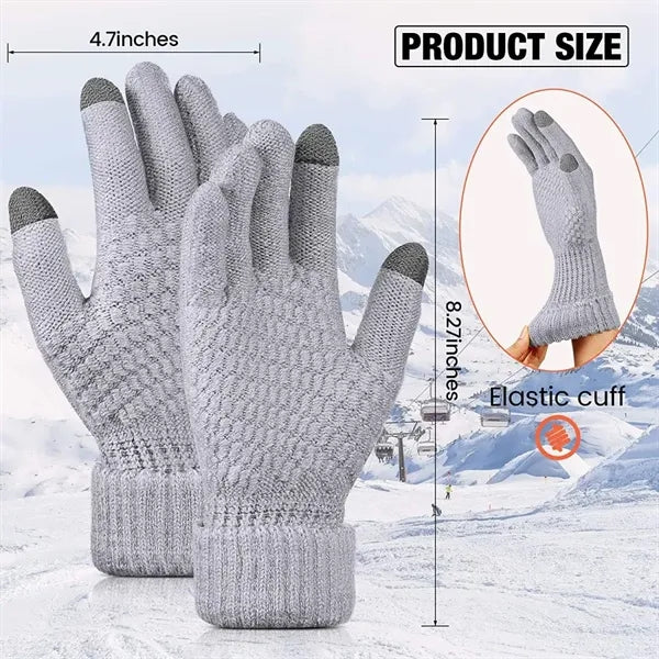 Unisex Knit Gloves Full Fingers