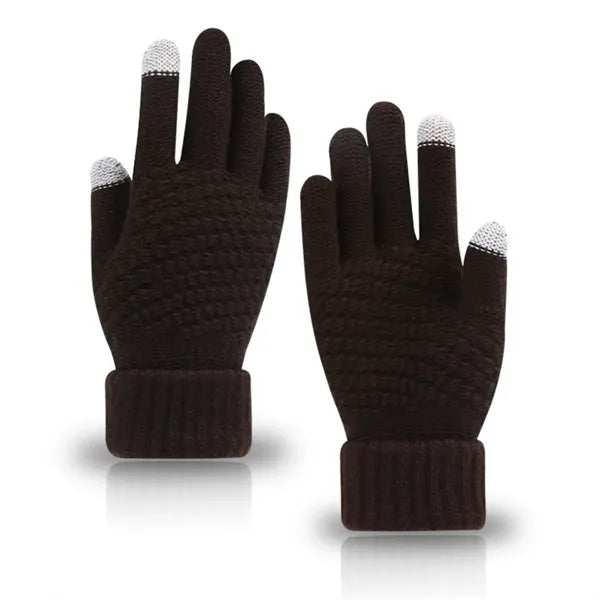 Unisex Knit Gloves Full Fingers