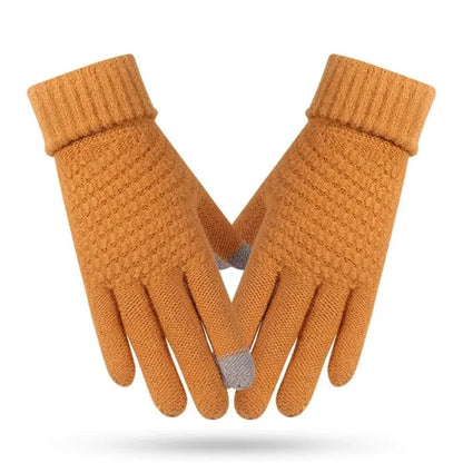 Unisex Knit Gloves Full Fingers