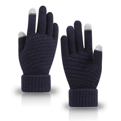 Unisex Knit Gloves Full Fingers