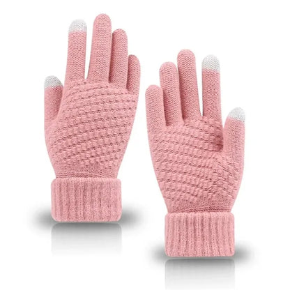 Unisex Knit Gloves Full Fingers