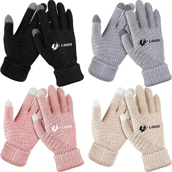 Knitted touchscreen Gloves for men women