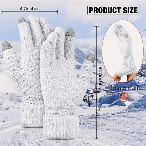 Knitted touchscreen Gloves for men women
