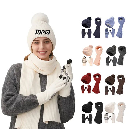 Women's Winter Knit 3-Piece Set