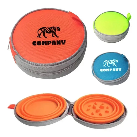 Portable Silicone Pet Feeder Bowl
