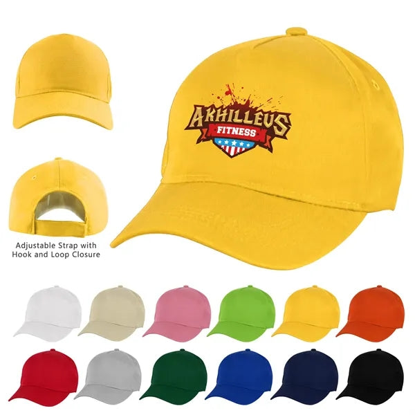Cotton Polyester Baseball Cap (5 panel)