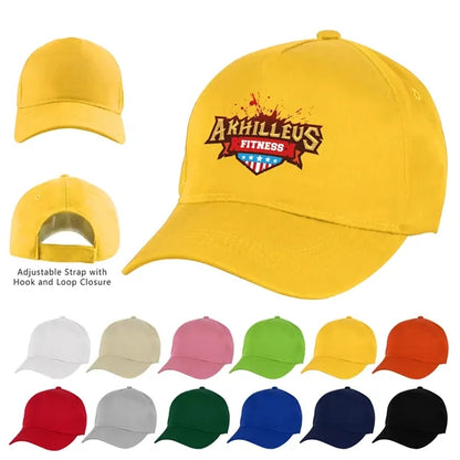 Cotton Polyester Baseball Cap (5 panel)