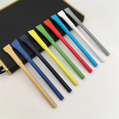 Eco Friendly Paper Tube Promotional Pens Custom Logo