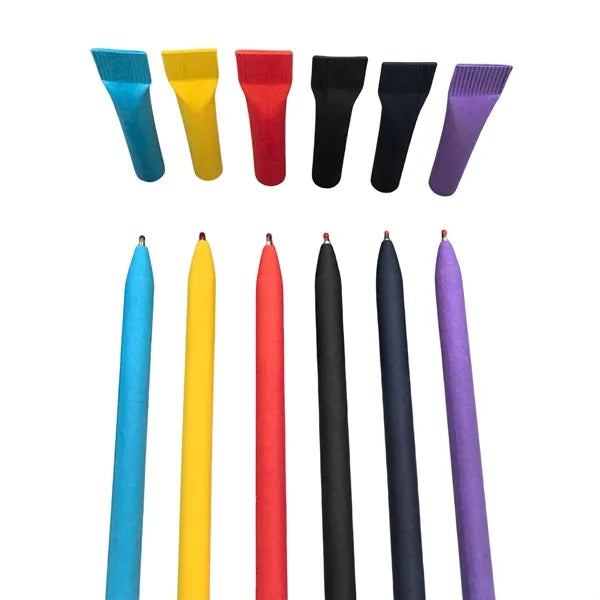 Eco Friendly Paper Tube Promotional Pens Custom Logo
