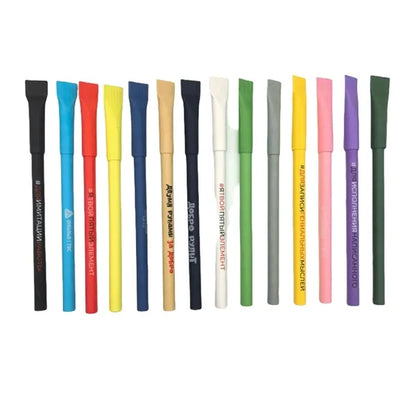 Eco Friendly Paper Tube Promotional Pens Custom Logo