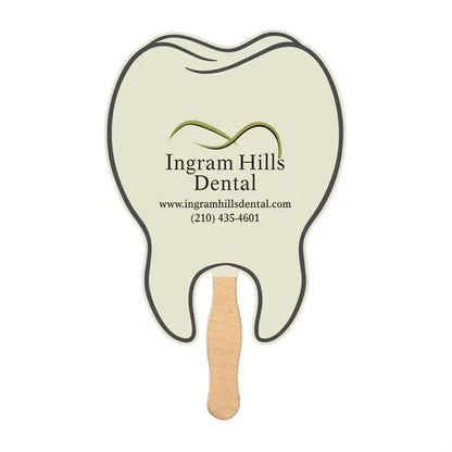 Wooden Handle Paper Fan