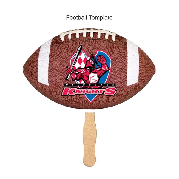 Wooden Handle Paper Fan