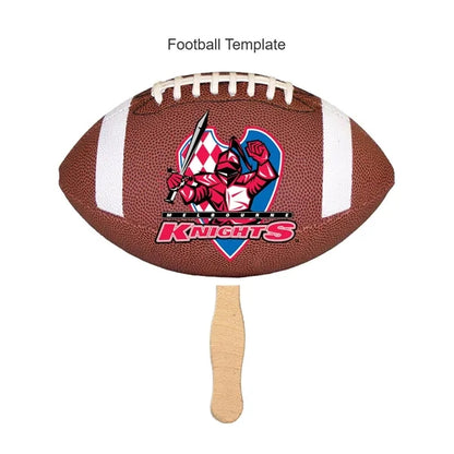 Wooden Handle Paper Fan