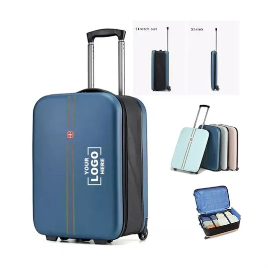 20" Expandable Lightweight Travel Suitcase with Silent Wheel