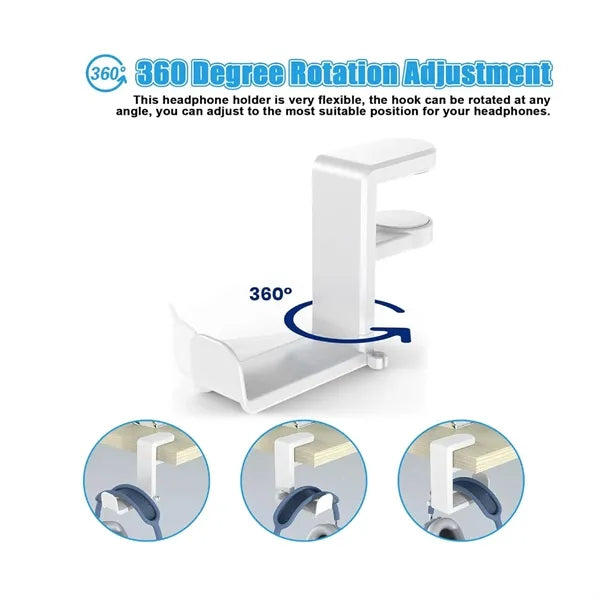 Rotating Headphone Stand Hanger